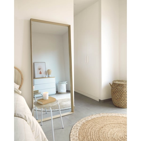 Zidno ogledalo 80x180 cm Nerina Natural – Kave Home-image-2