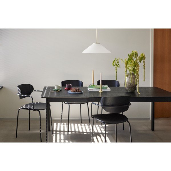 Crni blagovaonski stol 95x195 cm Dapper – Hübsch-image-1