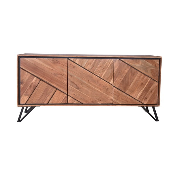 Komoda od masivnog bagrema u prirodnoj boji 150x76x40 cm Ambala – Interia Home & Living