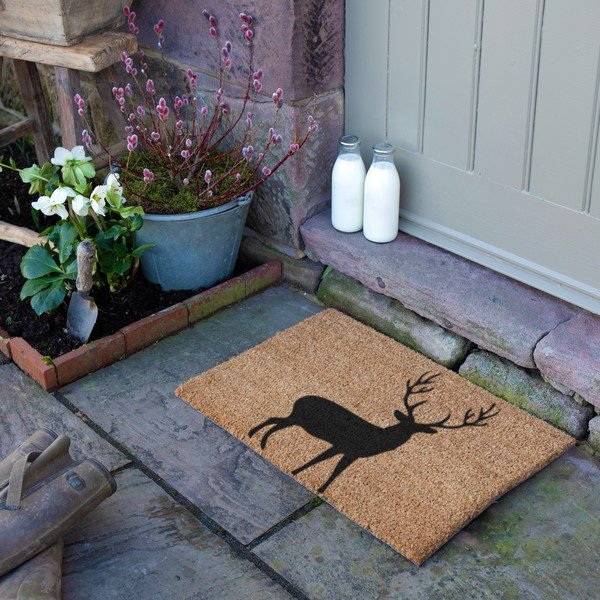 Otirač od kokosovih vlakana 40x60 cm Stag – Artsy Doormats-image-3