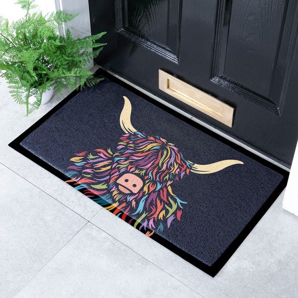 Otirač od PVC-a 40x70 cm Highland Cow – Artsy Doormats-image-1