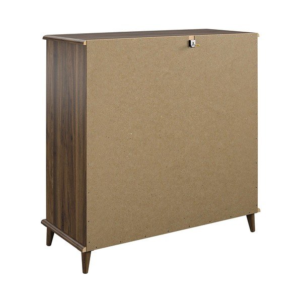 Regal za vina u dekoru oraha za 15 boca 91x91 cm Farnsworth - Queer Eye-image-4