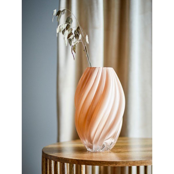 Narančasta staklena vaza (visina 30 cm) Kanji – Bloomingville-image-1