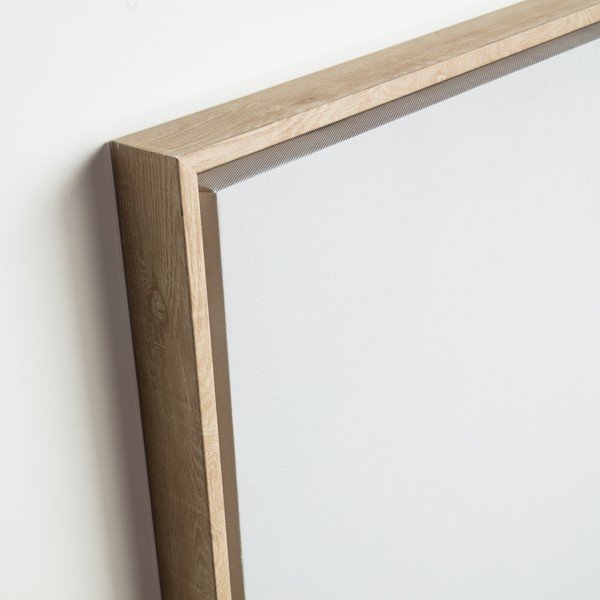 Bijela slika u okviru Kave Home Abstract, 60 x 90 cm-image-1