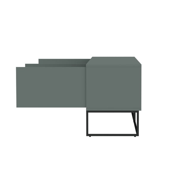 Sivo-zeleni TV stol 177x57 cm Lipp - Tenzo-image-4