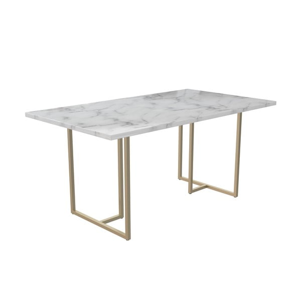Blagovaonski stol u mramornom dekoru 90x160 cm Astor – CosmoLiving by Cosmopolitan