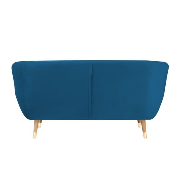 Plava baršunasta sofa Mazzini Sofas Benito, 158 cm-image-4