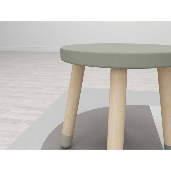 Svijetlozelena dječja stolica Flexa Dots, ø 30 cm-image-3