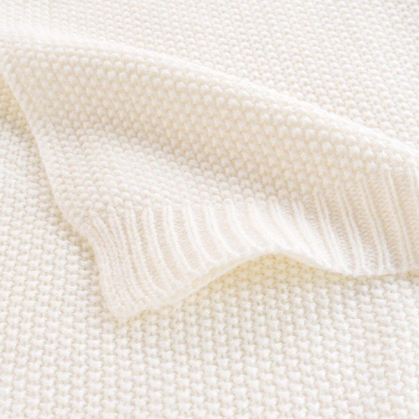 Pletena deka 125x150 cm Tricotine – douceur d'intérieur-image-2