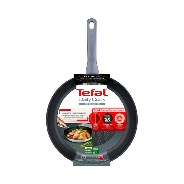 Tava s neprijanjajućom površinom od nehrđajućeg čelika ø 28 cm Daily Cook G7300655 – Tefal-image-3