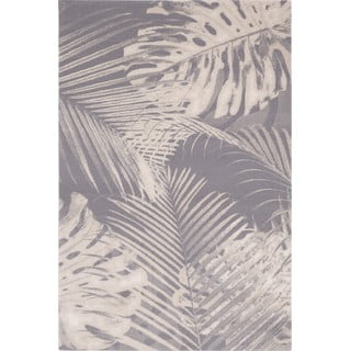 Sivi vuneni tepih 200x300 cm Monstera – Agnella