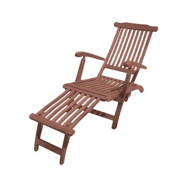 Smeđa vrtna ležaljka od masivnog drveta Phoenix – Garden Pleasure-image-2