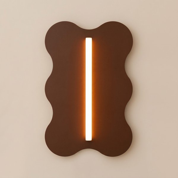 Smeđa metalna zidna lampa KLOVER – Thoro-image-3