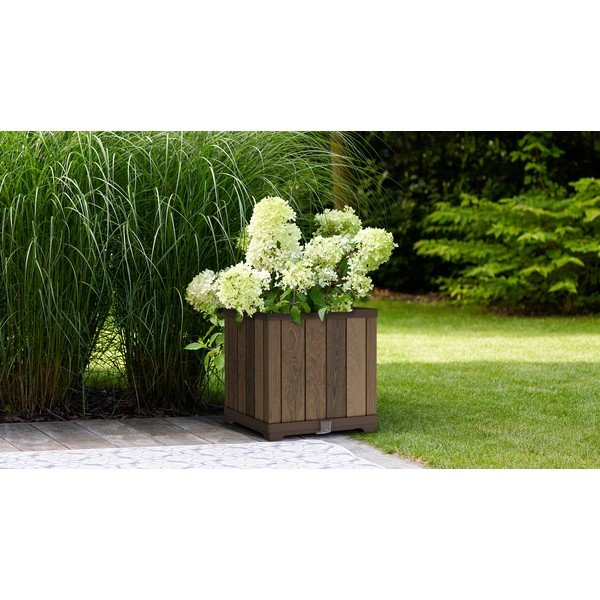 Plastična samozaljevajući posuda za cvijeće Deco Square – Keter-image-4