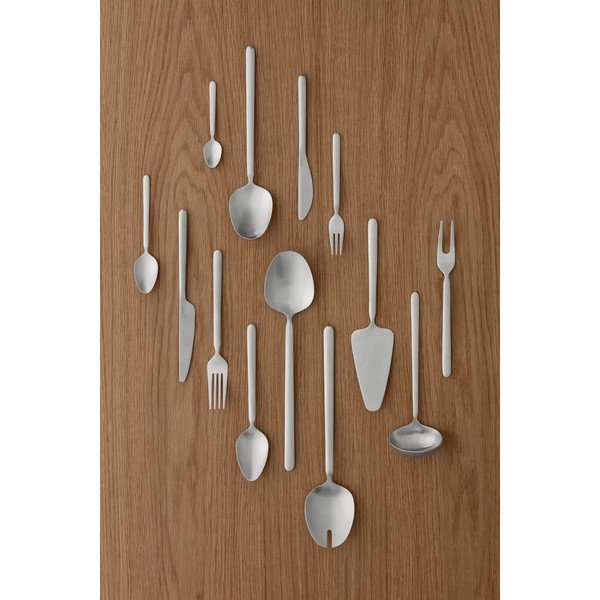 Vilice za desert u setu 4 kom od nehrđajućeg čelika u mat srebrnoj boji za 4 osobe Stella – Blomus-image-1