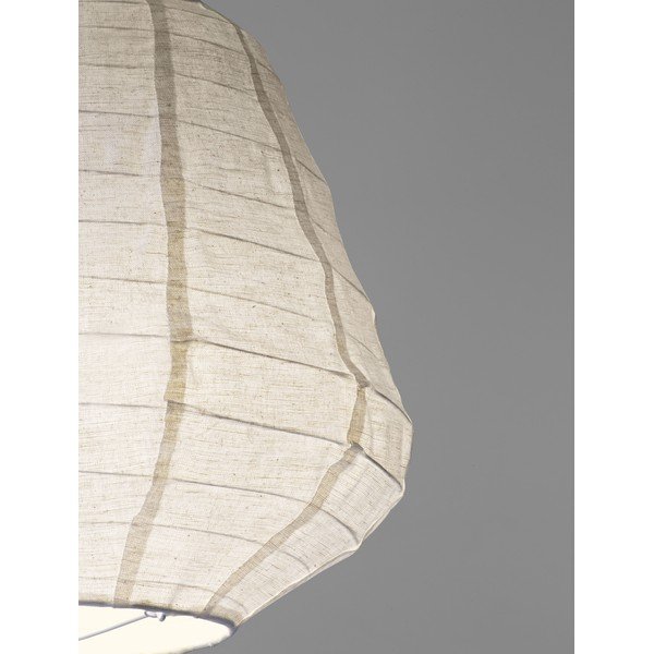 Bijela lanena viseća svjetiljka ø 36 cm Linnet – Nova Luce-image-4