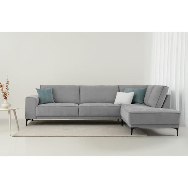 Siva kutna garnitura (s desnim kutom/u obliku slova L) Copenhagen – Scandic-image-1