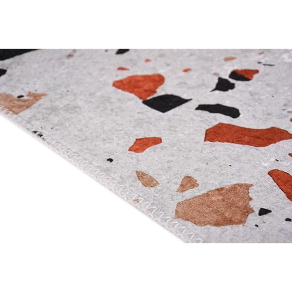 Narančasti/boje slonovače periv tepih 80x150 cm Italian Stone – Vitaus-image-2