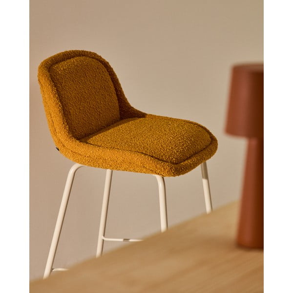 Senf žuta barska stolica (visine sjedala 65 cm) Aimin – Kave Home-image-1