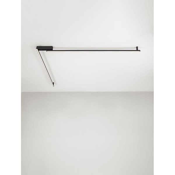 Mat crna LED stropna svjetiljka aluminijska s mogućnosti zatamnjivanja 4x309 cm Briana – Nova Luce-image-4