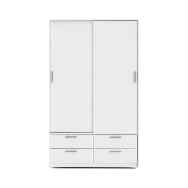 Bijeli ormar s kliznim vratima 121x200 cm Line – Tvilum-image-2