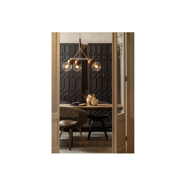 Crni ormar od recikliranog drva 60x210x40 cm Bequest – WOOOD-image-1