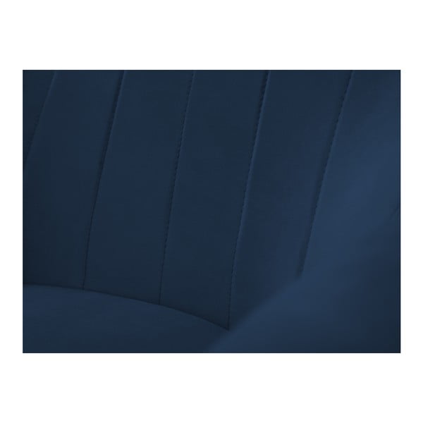 Tamnoplava fotelja Mazzini Sofas Benito-image-2