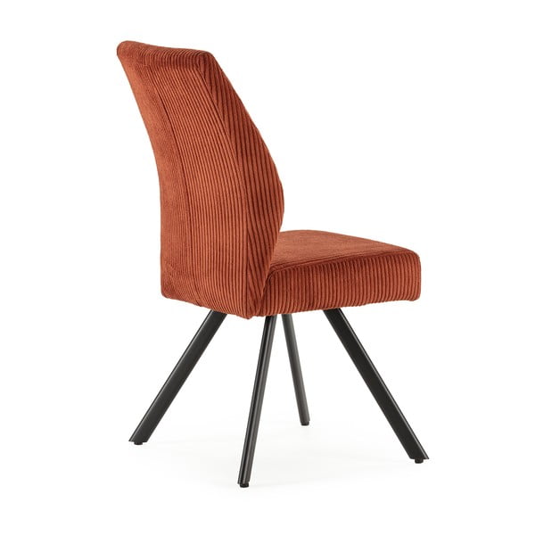 Narančaste blagovaonske stolice u setu 2 kom od samta Anibal – Marckeric-image-4