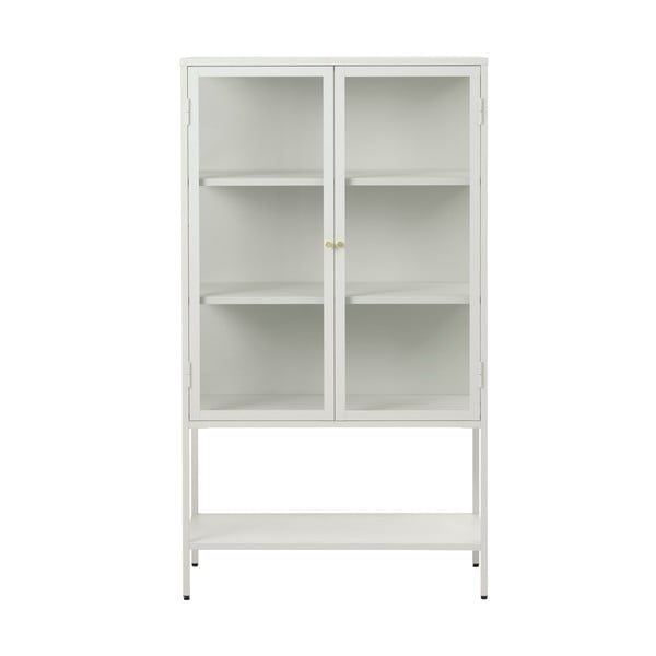 Bijela metalna vitrina 88x132 cm Carmel – Unique Furniture