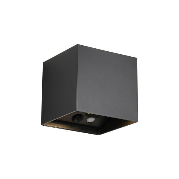 LED zidna vanjska svjetiljka sa senzorom pokreta s USB (visina 10 cm) Genie – Trio