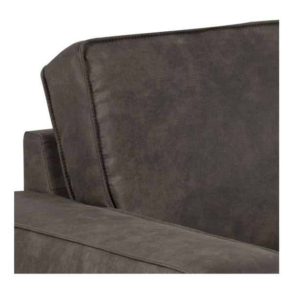 Siva sofa od imitacije kože Actona Jesolo, 193 cm-image-3