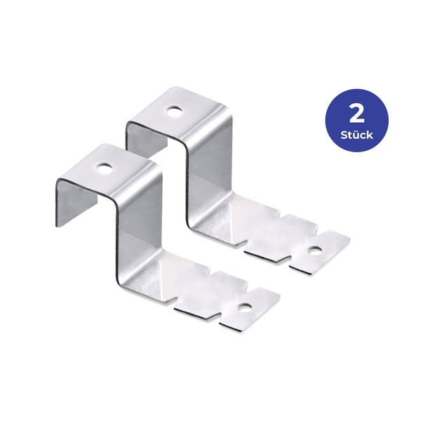 Kuke od nehrđajućeg čelika u setu od 2 kom - Maximex-image-2