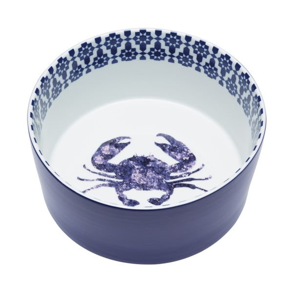 Plavo-bijela zdjela Kitchen Craft Artesa Deep, 17 x 8 cm