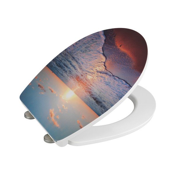 WC sjedalo s lakim zatvaranjem Wenkoo Sunset, 46 x 39 cm-image-2