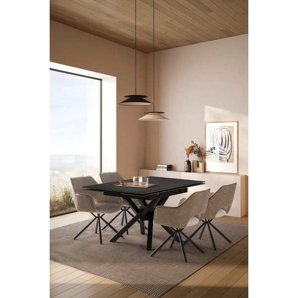 Proširiv blagovaonski stol s dodatnom pločom s kamenom pločom stola 90x150 cm Arlene – Marckeric-image-1