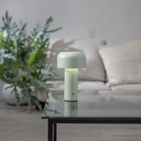 Zelena LED stolna lampa (visina 21,5 cm) Bobby – Star Trading-image-1
