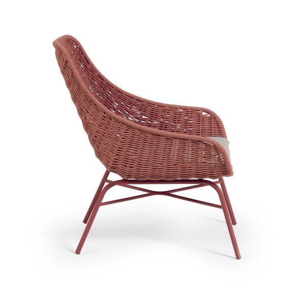 Vrtna stolica u boji terakote Kave Home Abeli-image-2