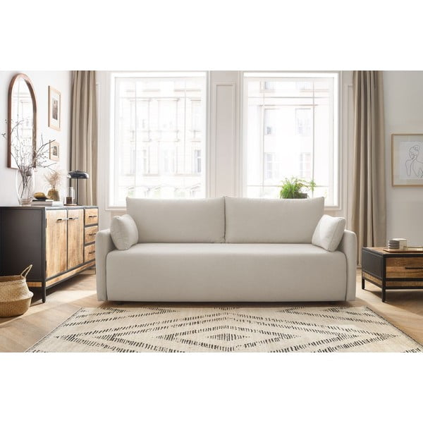 Bež sklopiva sofa 211 cm Marcel – Bobochic Paris-image-1