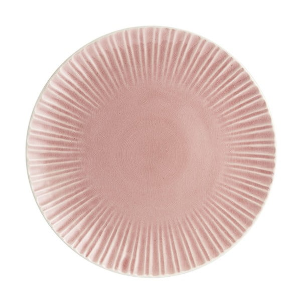 Ružičasti tanjur od keramike Ladelle Mia, ⌀ 27,5 cm