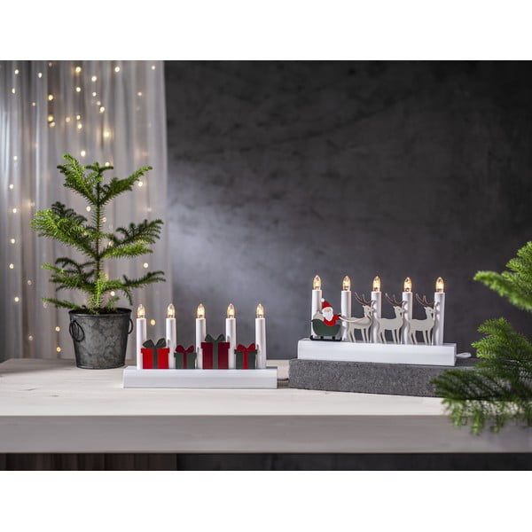 Crveni/bijeli božićni svjetlosni ukras s utikačem Julia – Star Trading-image-3