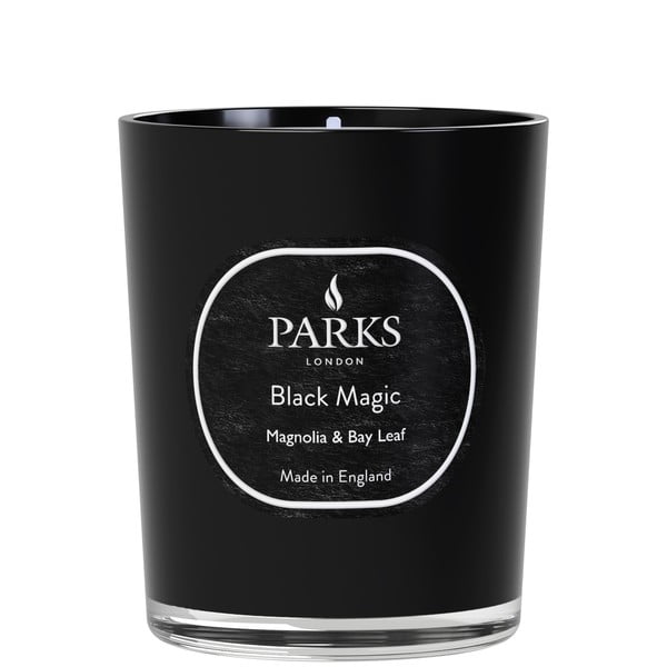 Svijeća s mirisom magnolije i lovorovog lista Parks Candles London Black Magic, vrijeme gorenja 45 h