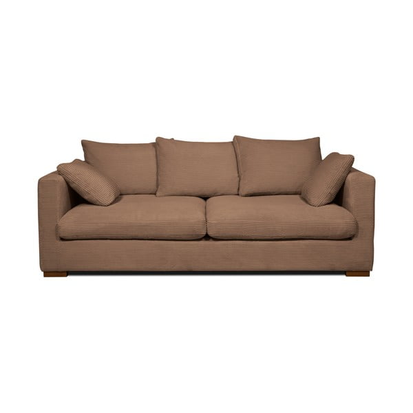 Svjetlo smeđa sofa od samta 220 cm Comfy – Scandic