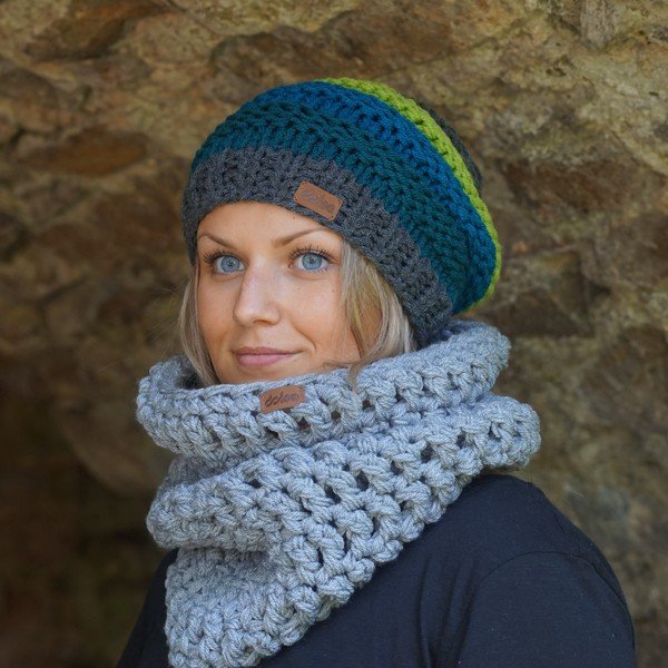 Ručno pletena kapa DOKE Jade-image-1