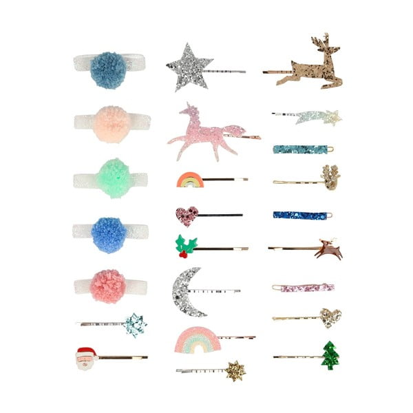 Adventski kalendar Hair Accessories – Meri Meri-image-3