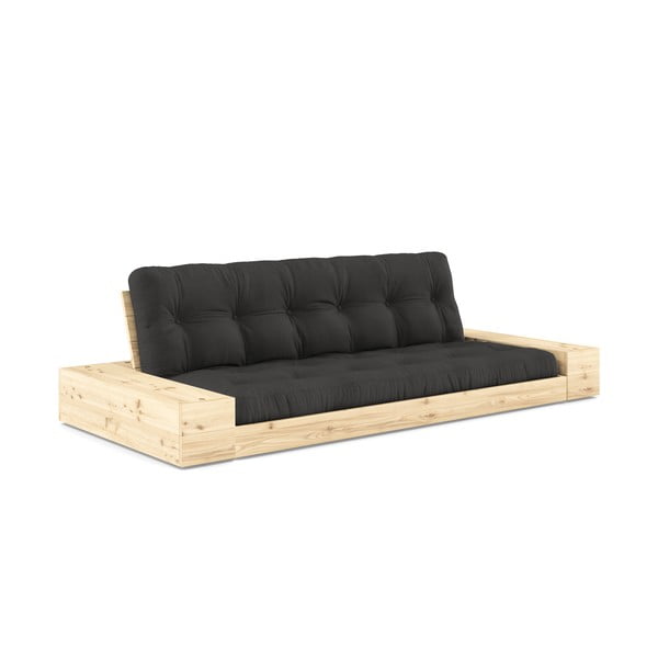 Tamno siva sklopiva sofa 244 cm Base – Karup Design