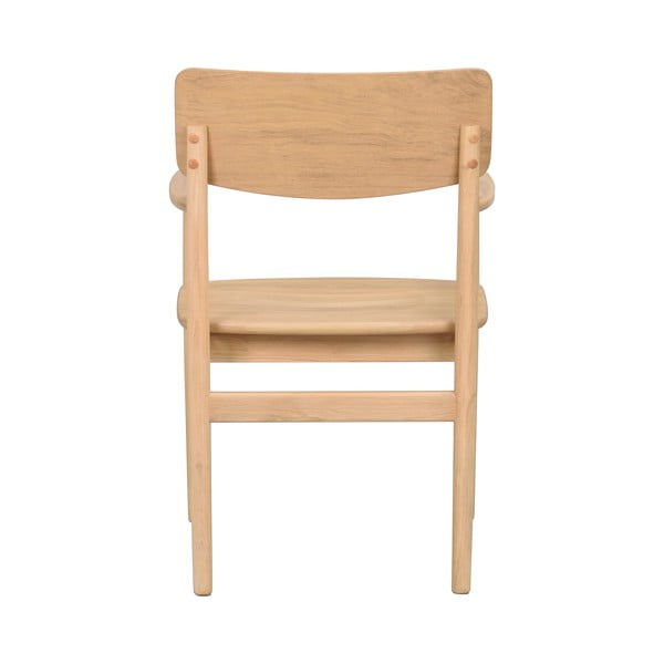 Blagovaonska stolica od punog hrasta u prirodnoj boji Maidstone – Rowico-image-3