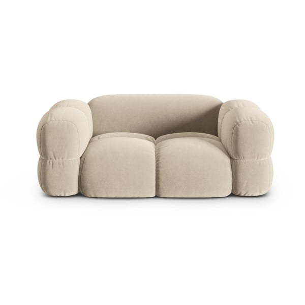 Bež baršunasti sofa 180 cm Loretto – Cosmopolitan Design