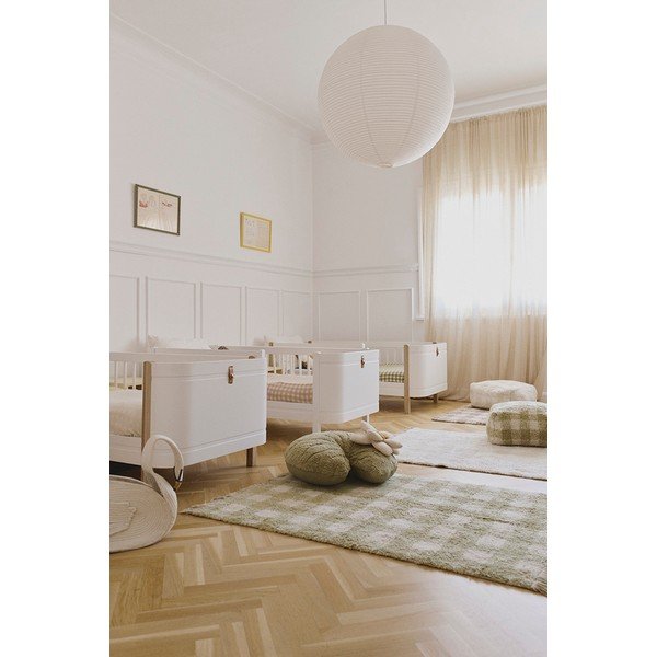 Zeleni periv/ručno rađen pamučan dječji tepih 90x120 cm Vichy – Lorena Canals-image-1