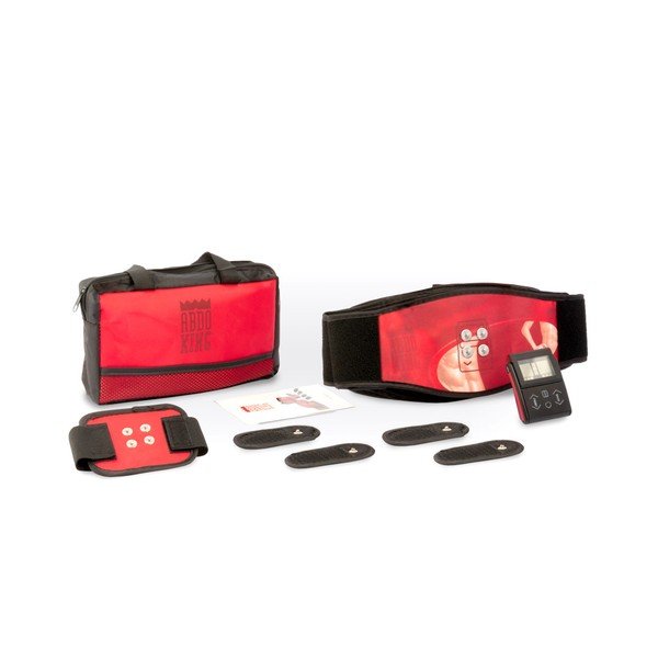Crveni pojas za električnu stimulaciju InnovaGoods Abdo King-image-1