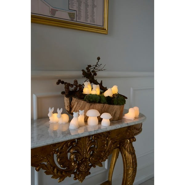 Bijeli božićni svjetlosni ukras 2 kom ø 9 cm Elvina – Sirius-image-1